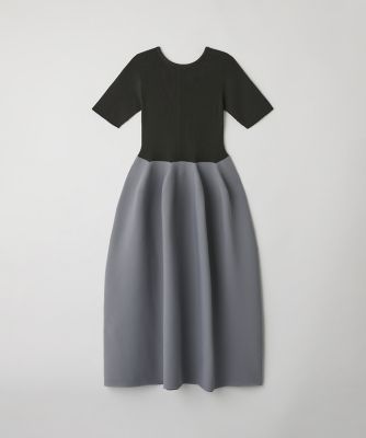 POTTERY CUPRO SHORT SLEEVE DRESS